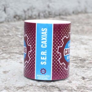 CANECA GRENÁ BOLINHAS